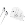 Caricabatterie da rete cellularline per iphone 15 30w cavo usb-c