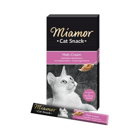 Mangime miamor 74305 snack per gatti: crema di malto 6x15g [74305]