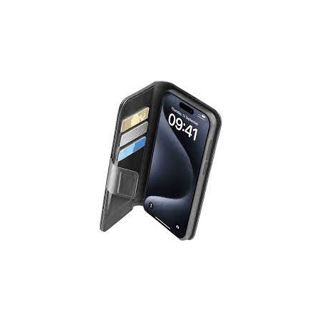 Custodia cellularline book agenda 2 per iphone 15pro nero