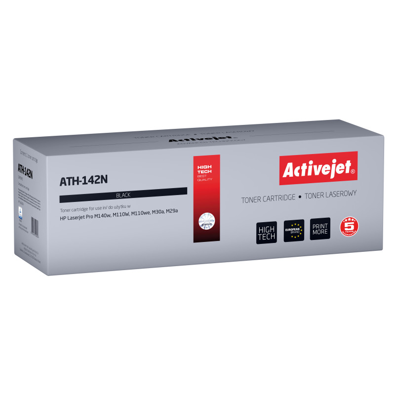 Toner activejet ath-142n per stampante hp ricambio hp 142a w1420a