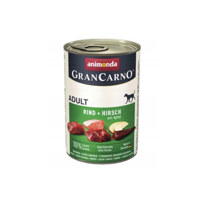 Cibo umido animonda per cani grancarno adult game 400g [4017721824781]