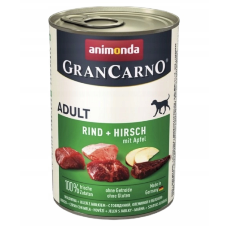 Cibo umido animonda per cani grancarno adult game 400g [4017721824781]