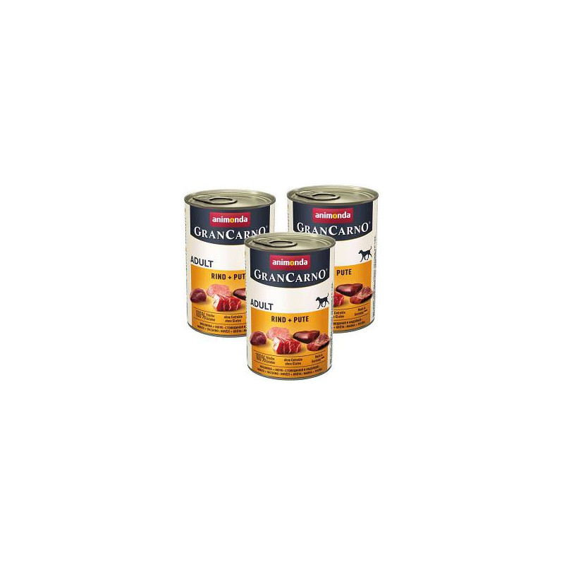 Cibo umido animonda grancarno per cani game 400g