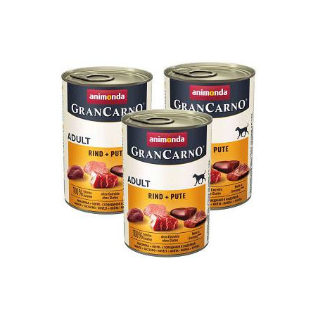 Cibo umido animonda grancarno per cani game 400g