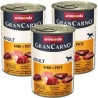 Cibo umido animonda grancarno per cani game 400g