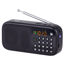 Radio portatile trevi dr 7f40 bt 0dr7f4000 bluetooth mp3 nero