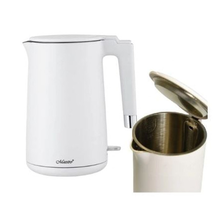 Bollitore elettrico maestro 1.7l 1800w bianco [mr-026-white]