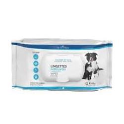 Salviette per la pulizia francodex di occhi e zampe per cani gatti