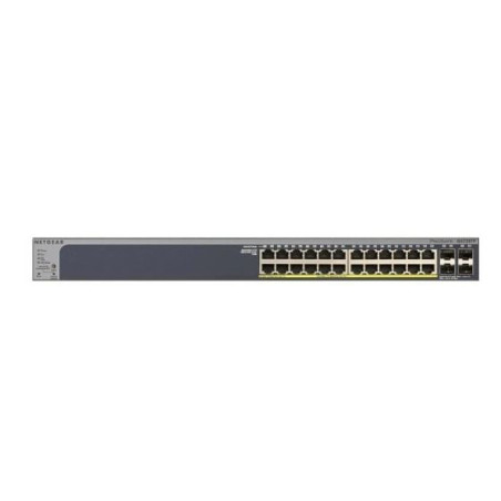 Switch netgear gs728tp gestito l2+/l3 24 porte gigabit ethernet 10/100/1000