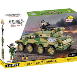 Kit modellino cobi klochi sd.kfz. 234/3 stummel 1:35 verde 438pz