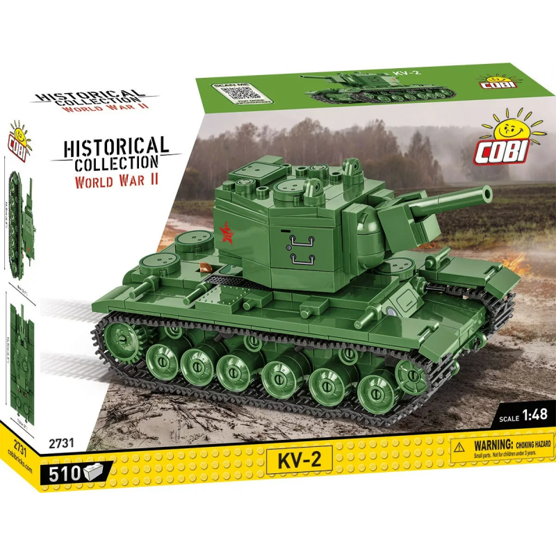 Cobi klocki collezione storica seconda guerra mondiale kv-2 1/48