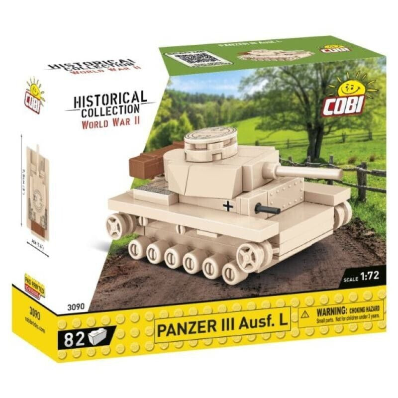 Gioco da costruzione cobi klocki pazner iii ausf.l il carro della