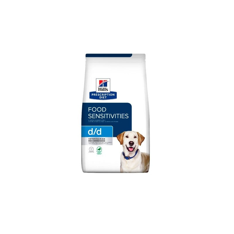 Cibo secco per cani hill's prescription diet d/d food sensitivities