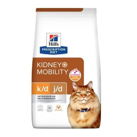 Cibo secco per gatti hill's prescription diet k/d kidney+mobility