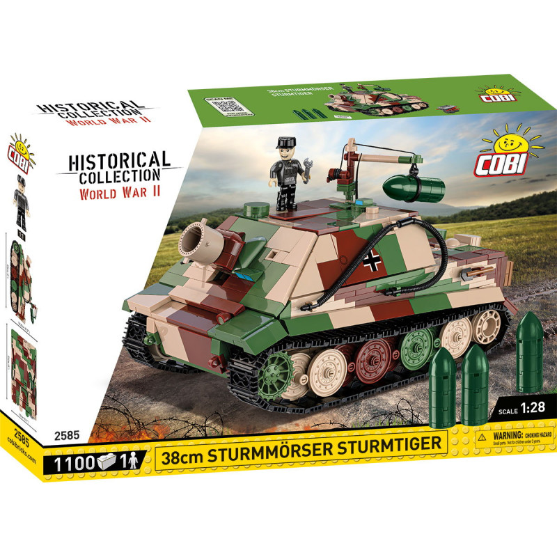 Set da costruzione cobi klocki sturmmorser sturmtiger carro armato