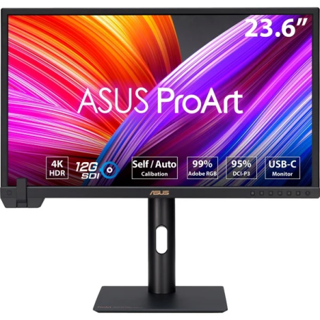 Monitor led 23.6" asus proart pa24us 4k ultra hd 3840x2160p