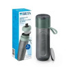 Bottiglia filtrante brita active 0.6l + 2 microdisc verde/nero [hkbryfwactivezi]