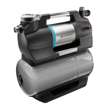Pompa da giardino gardena 5600 silentcomfort grigio/acciaio inossidabile