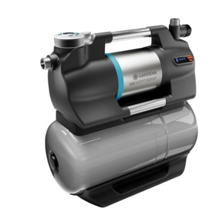 Pompa da giardino gardena 6300 silentcomfort grigio/acciaio inossidabile