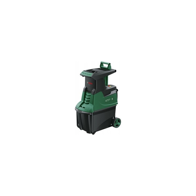 Biotrituratore elettrico bosch axt 22 d 2200w 53l 40giri/min verde/nero