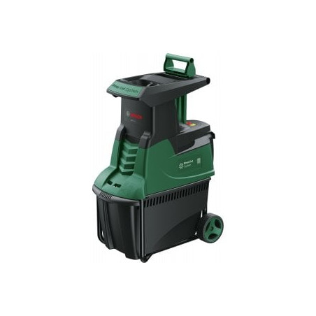 Biotrituratore elettrico bosch axt 22 d 2200w 53l 40giri/min verde/nero