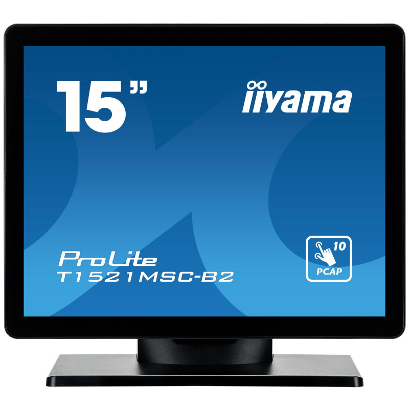 Monitor led 15" iiyama prolite t1521mcs hd 1024x768/8ms/classe
