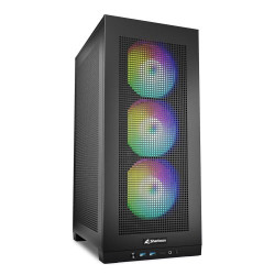 Case sharkoon rebel c20 mini-itx rgb nero [4044951040520]