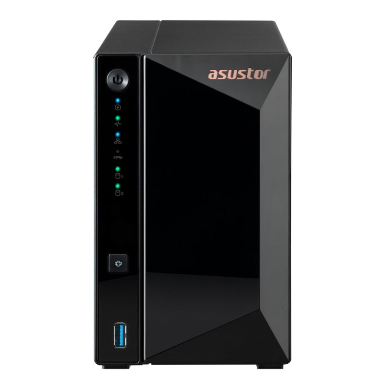 Nas asus drivestor 2 pro gen2 as3302t v2 sata 1.7ghz nero [as3302tv2]