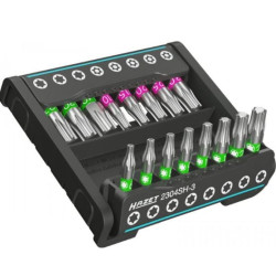 Set punte hazer smartholder 1/4" per cacciavite 16pz nero [2304sh-3]