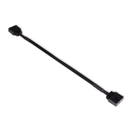 Cavo alphacool estensione argb 3pin a 3pin con maniche 15cm nero
