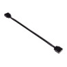 Cavo alphacool estensione argb 3pin a 3pin con maniche 15cm nero