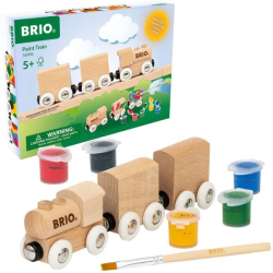 Modellino brio world trenino in legno da dipingere multicolore [63600600]