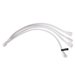 Cavo alphacool splitter y 4pin a 4xpwm a 4pin 30cm bianco [18729]