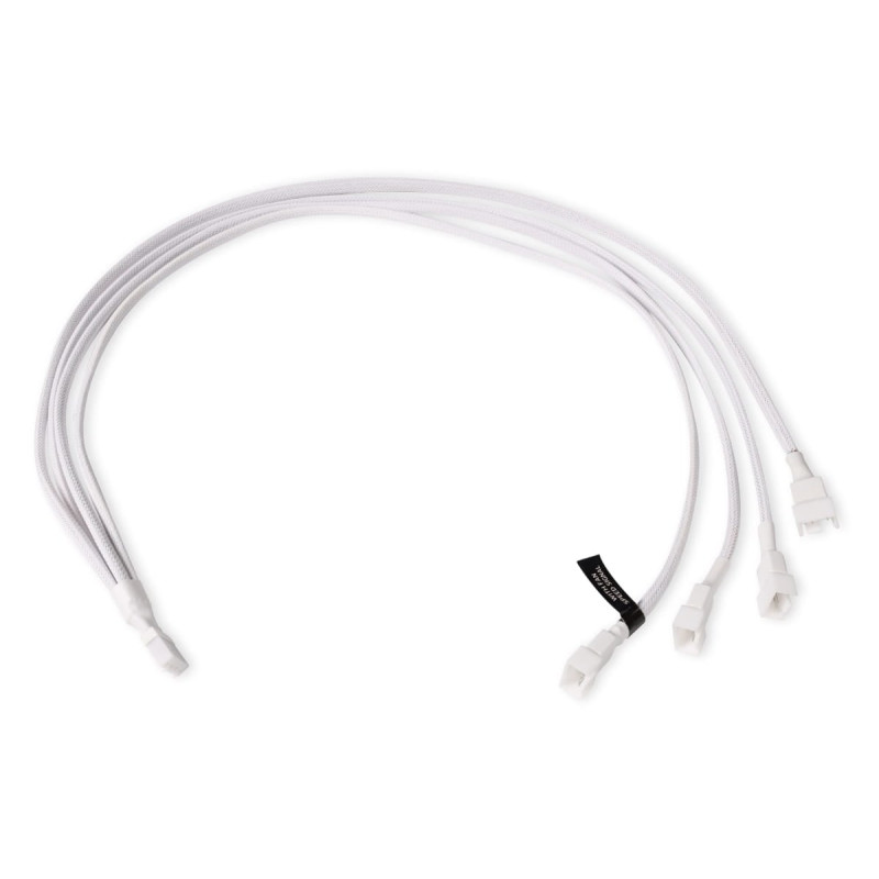 Cavo alphacool splitter y 4 pin a 4xpwm a 4pin 60cm bianco [18730]