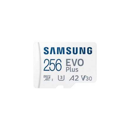 256gb scheda sd samsung evo plus microsdxc 2024 cl10 bianco [mb-mc256sa/eu]