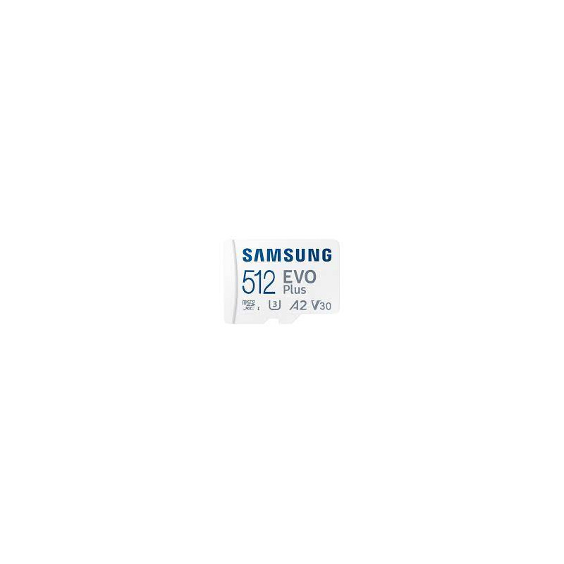 512gb scheda sd samsung evo plus microsdxc 2024 cl10 bianco [mb-mc512sa/eu]
