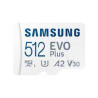 512gb scheda sd samsung evo plus microsdxc 2024 cl10 bianco [mb-mc512sa/eu]
