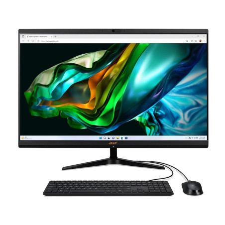 Pc all-in-one 27" acer aspire c27-1800 fhd i5-12450h/16gb/1.02tb/win11h/nero