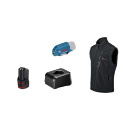 Gilet riscaldato bosch heat+jacket ghv 12+18v taglia xl nero [06188000g7]