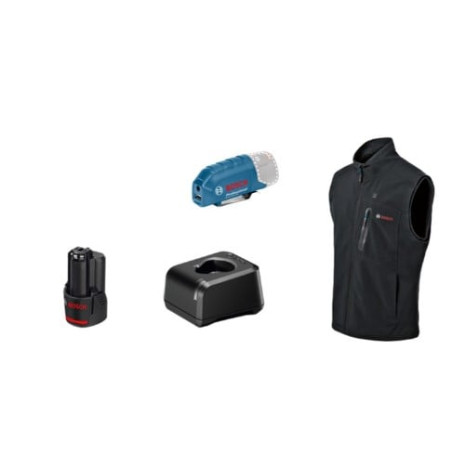 Gilet riscaldato bosch heat+jacket ghv 12+18v taglia xl nero [06188000g7]