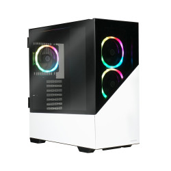 Case enermax k8 argb midi-tower atx/matx bianco/nero [eca-ek8-ww-argb]