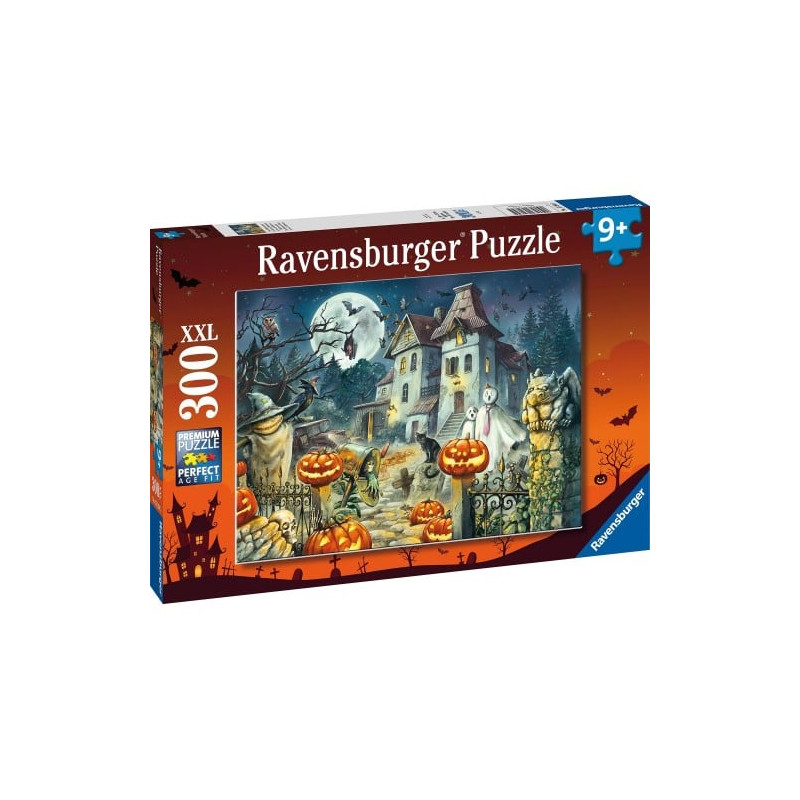 Puzzle ravensburger la casa di halloween multicolore 300pz [13264]