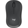 Mouse logitech m240 senza fili/bluetooth/ottico 4000dpi 3 tasti grafite