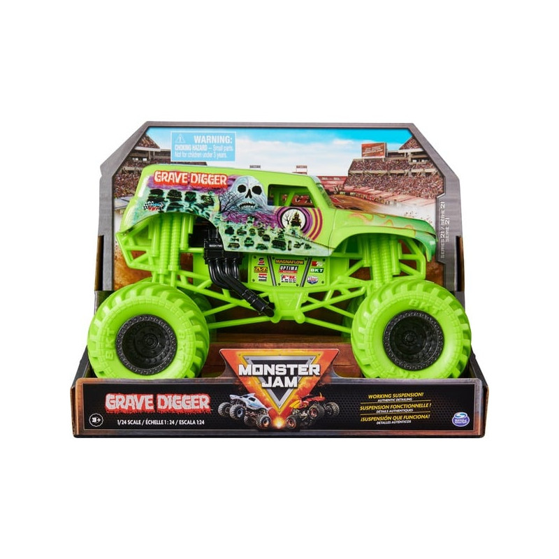 Veicolo spinmaster monster jam 6069137 grave digger monster truck