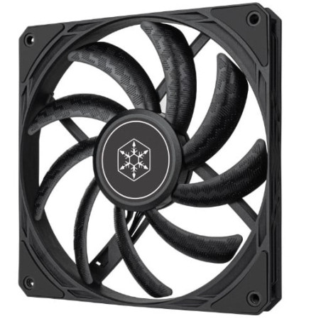 Ventola 140x140 silverstone air slimmer 140 nero [sst-as140b]