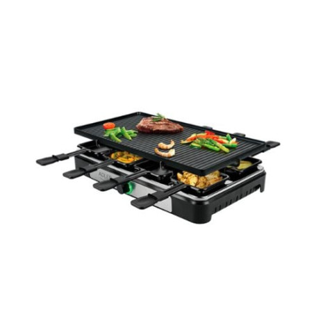 Grill elettrico adler ad 6616 per raclette 1400w nero