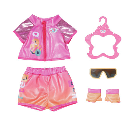 Set di vestiti zapf creation baby borrn per bambola 43cm multicolore