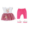 Set di vestiti zapf creation baby born everyday outfit per bambola