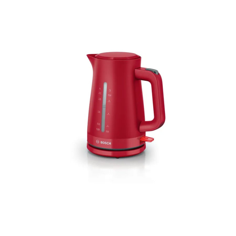 Bollitore elettrico bosch twk3m124 mymoment 1.7l 2400w rosso