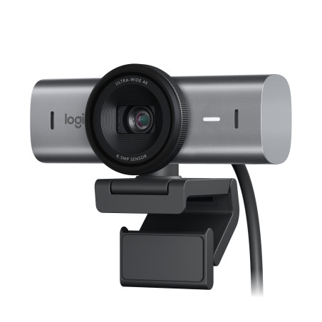 Webcam logitech mx brio 4k uhd 3840x2160p grafite [960-001559]